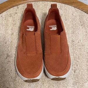 Sorel Slip-On Sneakers in Rust